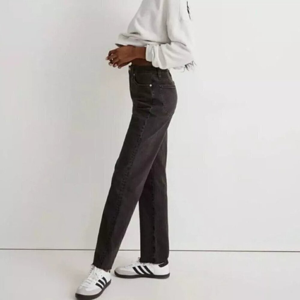 Madewell The Tall Perfect Vintage Straight Jean in Lunar Wash Size 24 Tall - Picture 3 of 11